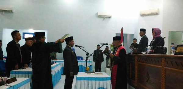 Ir Zubeir Dilantik  Menjadi Wakil Ketua DPRD Madina.