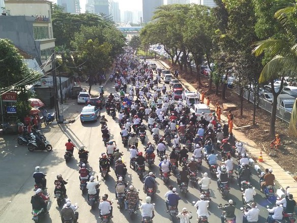 Polisi Imbau Massa FPI Tak Terpancing Provokator Saat Demo Ahok di Balai Kota