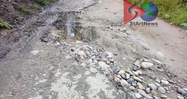 Jalan Kabupaten Muara Siambak-Manambin Kupak Kapik