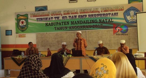 Disdik Madina Gelar Pemilihan Guru, Kepala Sekolah, Pengawas Berperestasi