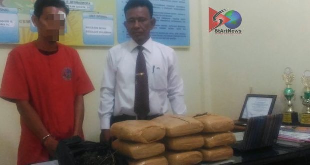 Kecelakaan Antar Kurir Ganja ke Sel Tahanan