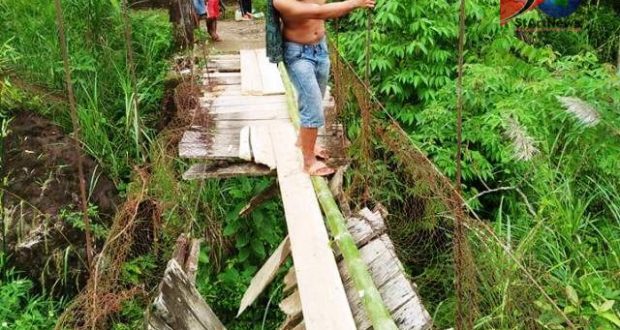 PT GLP Rehab Jembatan Rambin Desa Lancat
