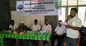 Dinas Tenaga Kerja Madina Buka Pelatihan Mekanik Junior Sepeda Motor