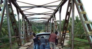 Jembatan Pulopadang Madina Butuh Perbaikan