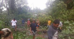 Di Batang Natal, Jalan Tertimbun Longsor, Rumah Terbawa Arus Sungai