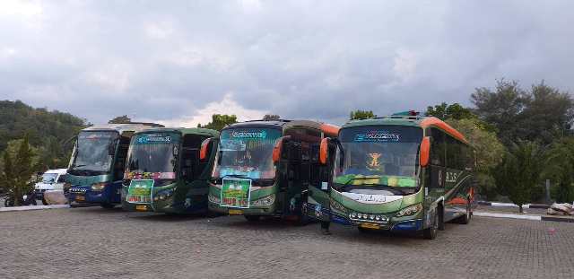 Bus PT ALS Tetap Dipercaya Mengangkut Jamaah Haji Madina