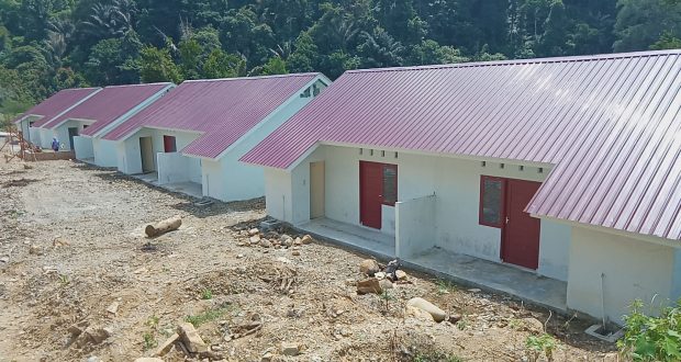 Rumah Relokasi Korban Bencana Muara Saladi Belum Ditempati