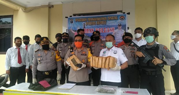 Polres Madina Bekuk Empat Pengedar Narkoba dari Luar Madina