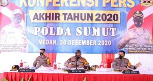 Sepanjang 2020 53 Anggota Polisi di Sumut Dipecat