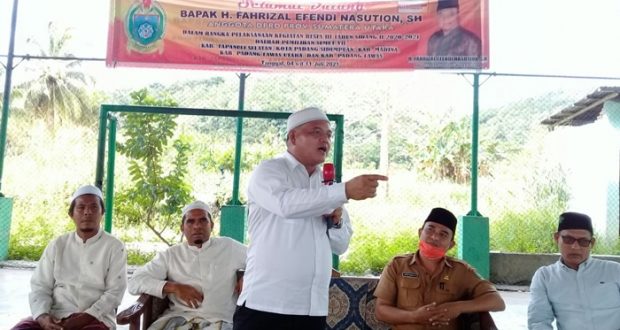Fahrizal Serap Aspirasi Warga Soal Pembangunan Rumah Ibadah dan Pesantren di Madina