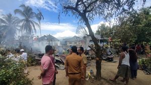 Si Jago Merah Ngamuk, Tiga Rumah Kontrakan di Dalanlidang Ludes Terbakar