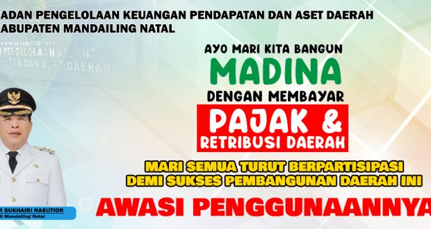 Iklan Pajak dan Retribusi Daerah versi Bupati Kabupaten Mandailing Natal