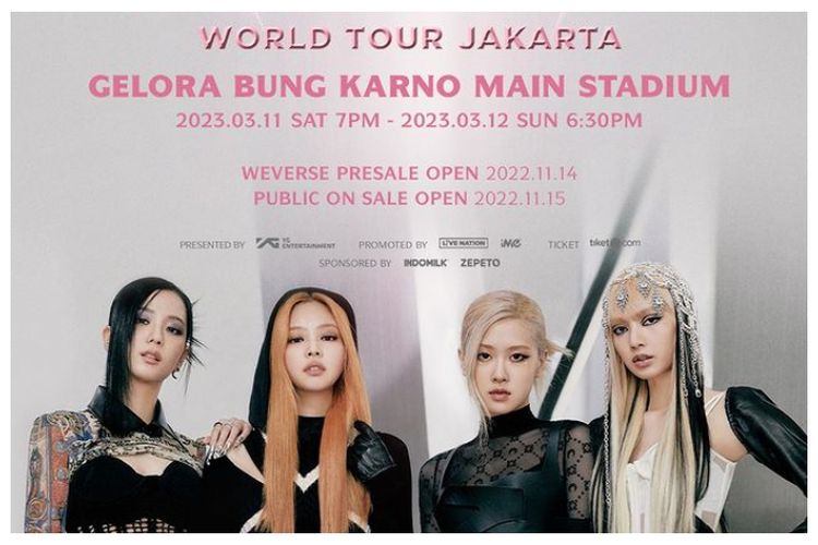 Tiket Konser BLACKPINK di Jakarta 11-12 Maret 2023 Sold Out | Radio