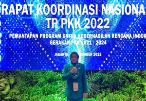 Ketua TP PKK Madina Hadiri Rakornas di Jakarta