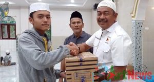 Ketua DPP Ikanas Motivasi Anak Yatim dan Murid Madrasah Darussalam Kotasiantar