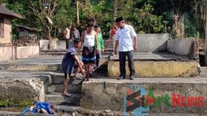 Baznas Madina Bantu Perbaikan Rumah Korban Kebakaran di Desa Tombang Kaluang