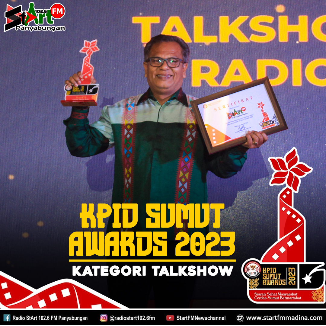 Radio StArt FM Madina Raih Penghargaan KPID Sumatera Utara Awards