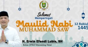 Ucapan Maulid Nabi Muhammad SAW oleh Ketua DPRD Madina