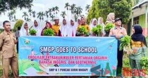 Siswa SMPN 1 PSM Dapat Tambahan Pelajaran Ekstrakurikuler dari PT SMGP