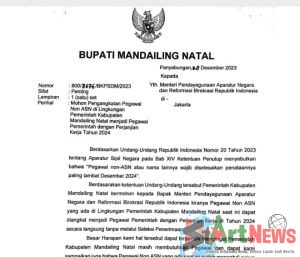 Pegawai Non-ASN di Pemkab Madina Dukung Surat Bupati ke Menteri PAN-RB