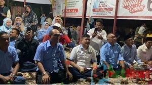 Doorprize Warnai Nobar Debat Capres di Posko TKD Prabowo-Gibran Madina