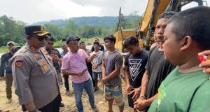 Polres Madina Amankan 12 Excavator dan 7 Penambang Emas Ilegal di Kotanopan