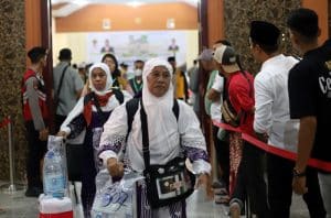 58 Jamaah Haji Madina Kloter 21 Tiba di Asrama Haji Medan