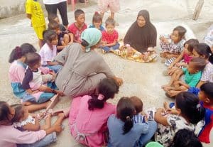 Canda Tawa Anak-anak Pasar Laru Saat Bermain Warisan Leluhur