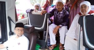 Jamaah Haji Kloter 15 Asal Madina Diperkirakan Tiba di Masjid Agung Pukul 10.30