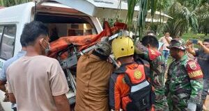 Tim SAR Temukan Korban Hanyut di Sungai Barumun sudah Meninggal