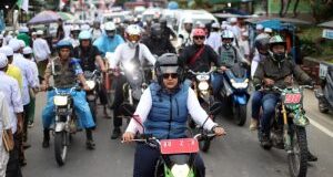 Pemkab Madina Gelar Motor Touring Sambil Bagikan Makanan Bergizi