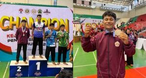 Atlet Asal Madina Azkyal Fikri Raih Juara Dua Kejurnas Pencak Silat di Semarang