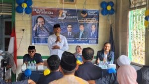 Paslon Saipullah-Atika Kompak Hadiri HUT ke-13 Partai NasDem di Madina