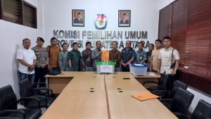 KPU Madina Serahkan Salinan SK Perolehan Suara Pilkada ke KPU Sumut